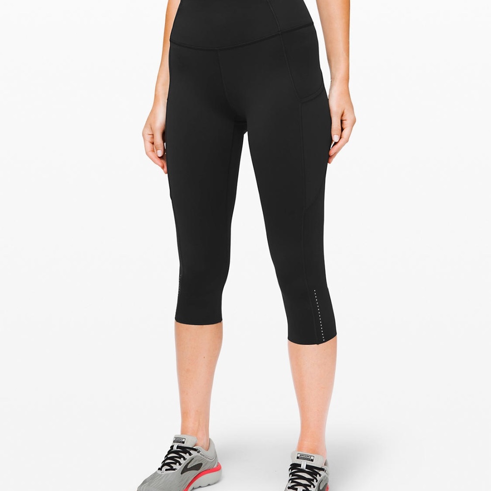 NWT LULULEMON Fast & Free Crop HR 19" LEGGINGS (4) - Picture 4 of 16